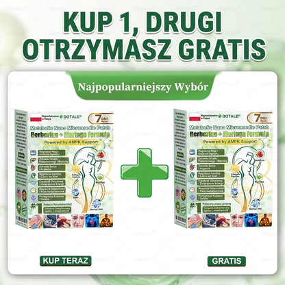 DOTALE® Metabolic Nano Microneedle Patch 🇺🇸 (Tylko raz dziennie, widoczne zmiany po 7 dniach)