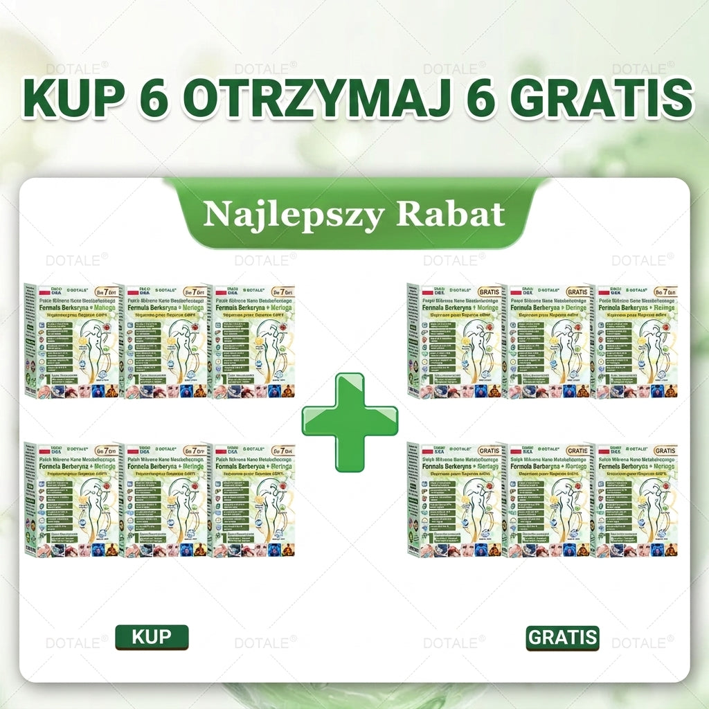 DOTALE® Metabolic Nano Microneedle Patch 🇺🇸 (Tylko raz dziennie, widoczne zmiany po 7 dniach)