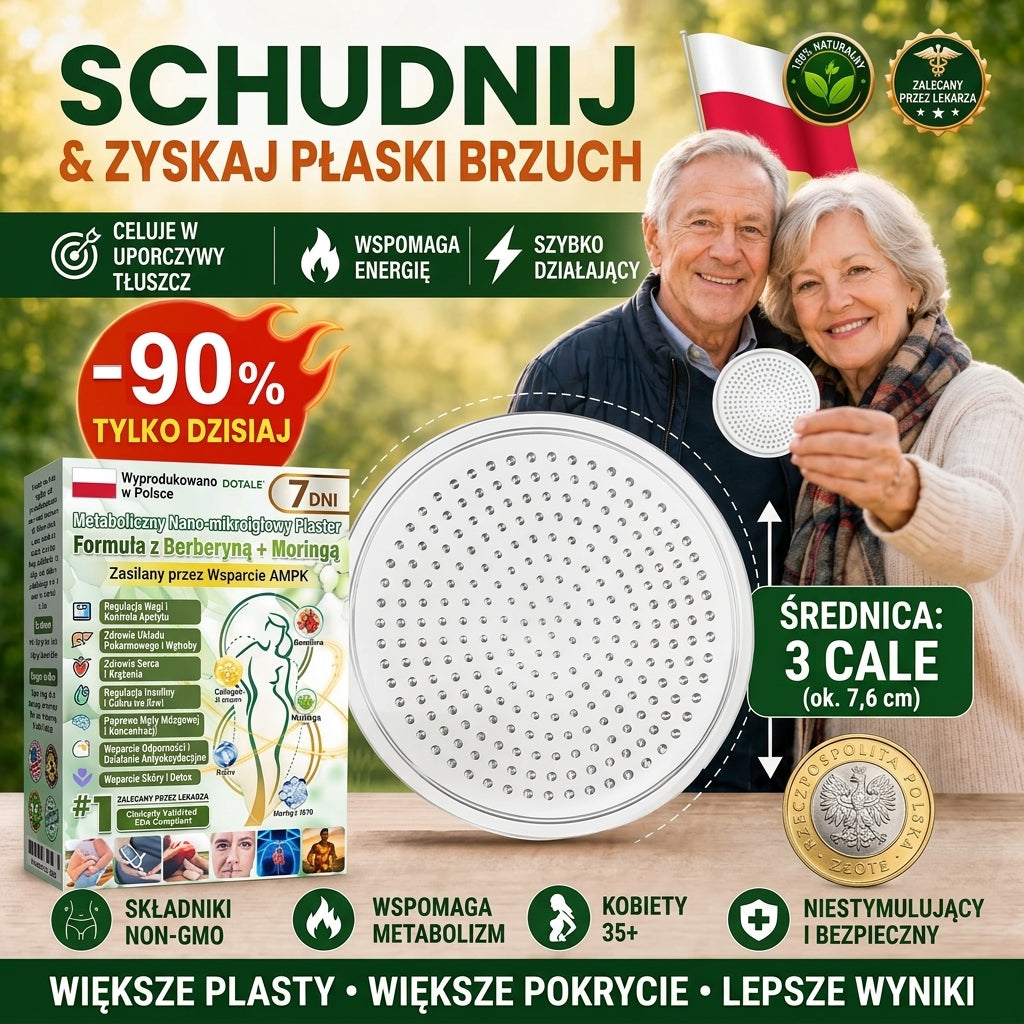 DOTALE® Metabolic Nano Microneedle Patch 🇺🇸 (Tylko raz dziennie, widoczne zmiany po 7 dniach)